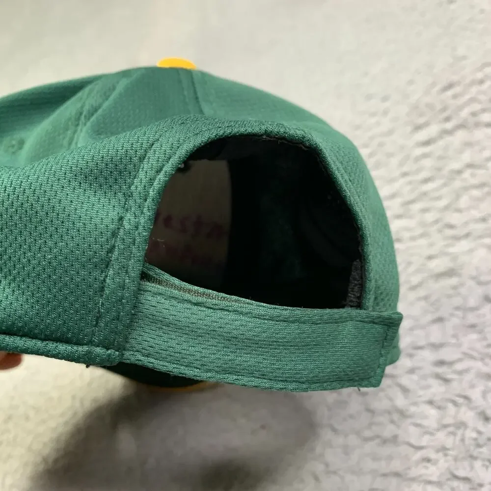 Oakland A's Athletics Baseball Hat Youth Team MLB Strap Back Green Adjustable